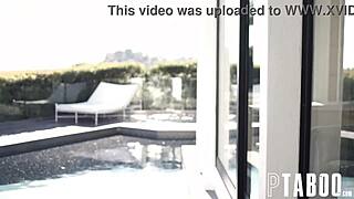 teen feels exposed giving outdoor blowjob to ricky spanish