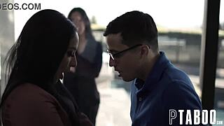 teen feels exposed giving outdoor blowjob to ricky spanish