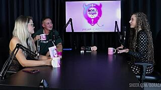 jujube delicia in bora cast with bruna carlos sheer red lingerie