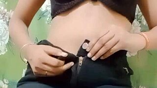 Beautiful Indian girl enjoys detailed fingering of her tight pussy in bedroom