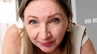 Grandma helps you cum fast in pov