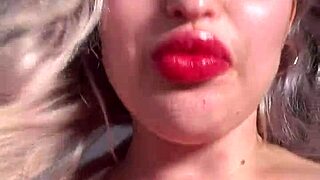big lips long tongue lipstick lip gloss dirty talking cuckjoi 😈