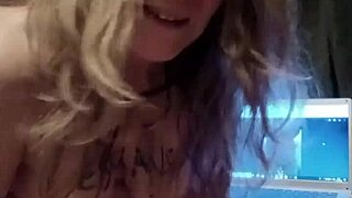 slave girl teasing her pussy with pics of her own slave, bondage dirty talk and handjob fun 😈🔥