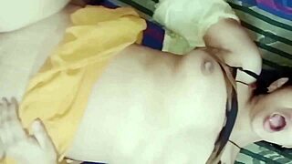 Jijaji puts penis in me after licking pussy on chair