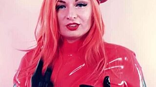 Latex Fetish Big Ass Rubber Milf Teases Arya Grander