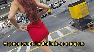 Esposa Se Exibe Sem Calcinha Em Público