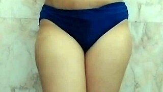 desi girlfriend fingering in bathroom