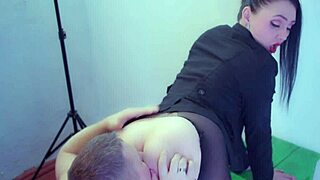 Lewd husband ass to mouth fuck his girls and she takes real female orgasm