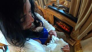 Milfycalla compilation - fetish sex blow-jobs and rough sex while wearing sexy fur coats -2- preview