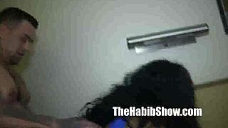 Hood rican tattoo guy fucks the thick chocolate milf