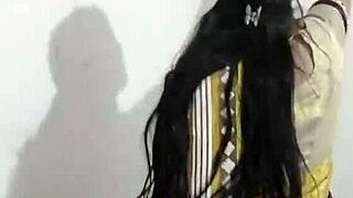 Desi bhabhi's hard fucking in sari while cleaning house