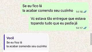 my newbie wife messaged me after first bull fuck for cuck fetish damn!!