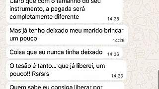 my newbie wife messaged me after first bull fuck for cuck fetish damn!!