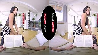 Wifey craves cock in reality VR attention