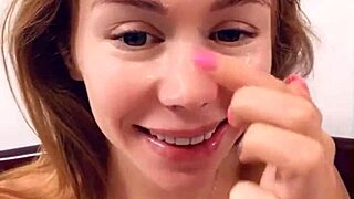 Petite blonde wakes to dick in pussy morning facial