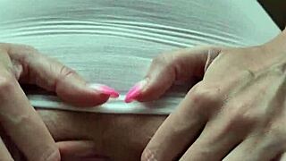 russian domme whispers dirty commands to lick her wet cunt close up