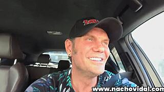 Nacho Vidal Hooks Tattooed Redhead Escort for Road Head Messy Blowjob Hard Ride