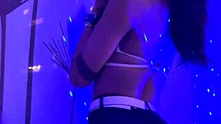 Skinny 18yo Latina Teases Older Date with Playful Moves in Bedroom POV