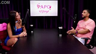 Blonde sucks black cock after gangbang plans, so naughty?