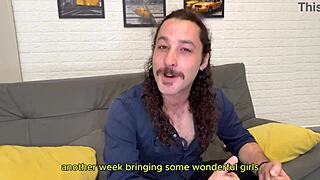 damn lary fonseca's fiery redhead pussy gets wrecked doggystyle... clit play and fisting too