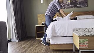 capitalina heads to hotel for fucking but keeps chatting with husband