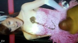 Korean lady tiffany in lingerie cumming hard - you wanna see it shoot?