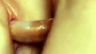 Casada Gets Double Creampie DP From Boyfriends Friends Huge Cum Loads Escaping Shaved Pussy