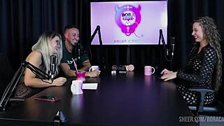 Jujube delícia in Bora cast with Bruna Carlos, part 1 - watch on sheer red now?