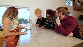 thanksgiving taboo slut chloe kreams double penetrated squirts on huge cocks!!