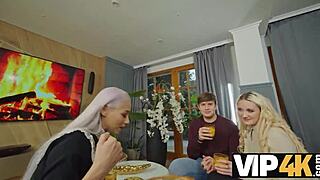 Fucking scorching blondes daruma rai and veronica leal hard after superspy roleplay game. Vip4k delivers intense pounding.