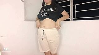 homemade horny puta fucked bent over outdoor cum on ass