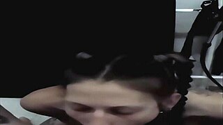 German teen slave gets roughly fucked, spat on, and slapped hard while squirting.