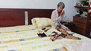 stepmom sneaks into room for secret bedroom fun