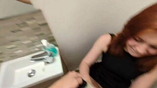 dia ita risky public bathroom fuck on online date