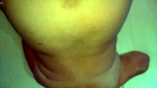 the mature woman gets on all fours for her third time.