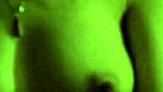 i give this hot blonde milf my big oiled cock for sensual handjob cumshot