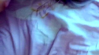 feeling her tight pussy and ass wrecked by huge cock she screams as he fills her ass with hot cum