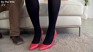 Kirshley Swoon Bangs Stud Bent Over While Cuck Husband Watches