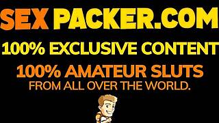 whoa, hotel waitress swallows guest's monster cock deep