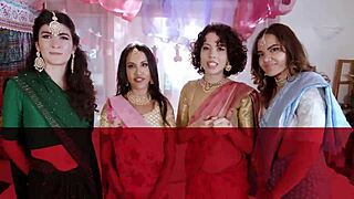 check out this wild indian bachelorette party with petite teen giving satin blowjob