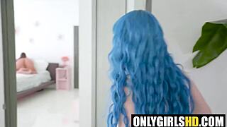 Gizelle Blanco Shocked Jewelz Blu Naked Turns Lesbian Stepsis On