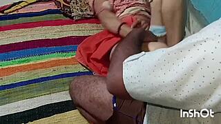 Freshly Wed Indian Couple's Steamy Bedroom Bang with Big Ass and Natural Tits