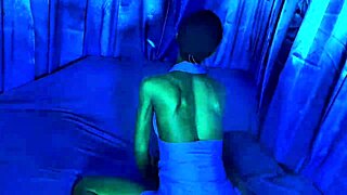 double black cocks tag team teen's all holes! pussy mouth filled with monster meat in socks