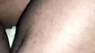 Friend's Curvy Brunette Wife Spreads Wet Pussy on Bed for Creampie