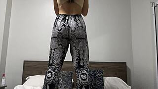 you won't believe this fine ass pov workout view it's so hot and teasing