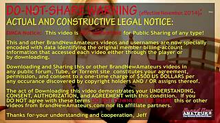 i'm the cute busty coed getting pussy and ass pounded with jizz facial