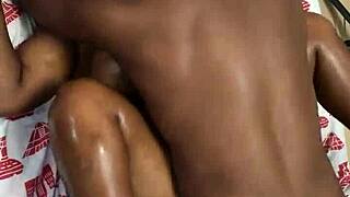 muscular girlfriend moans loud fucking black lover missionary. don't tell husband about her screaming orgasms