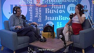 colombian babe fights intense sybian orgasm moans screams before bdsm shibari juan bustos podcast