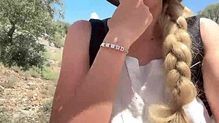 Cute Jungle Girl Strips to Show Natural Curves