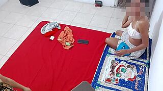 brunettes prep excitedly for homemade spanish porn shoot chatting casually before action starts